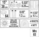 PROWADNICA ŁAŃCUCHA DO PILAREK 15'' 325U